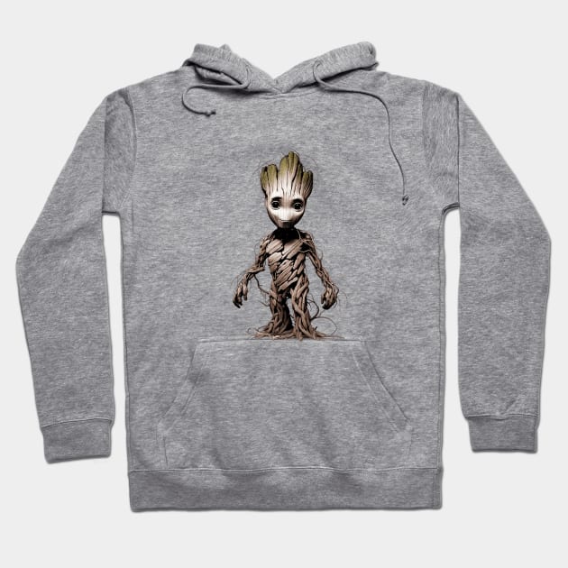 Groot Groot Hoodie by DavidLoblaw